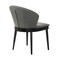Armen Living Juno Charcoal Fabric and Black Wood Dining Side Chairs, PK2 LCJNSIBLCH - alternate 5